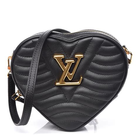 louis vuitton new wave heart bag black|Louis Vuitton New Wave Heart Bag Shoulder Bag Black .